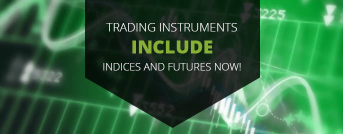 Sekarang pada instrument trading sudah tersedia indeks dan juga futures!